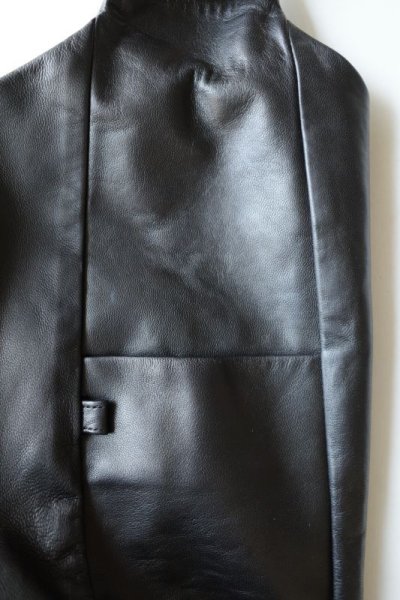 画像2: ssstein         LEATHER SHOULDER BAG・LEATHER/BLACK