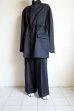 画像16: ssstein         OVERSIZED SINGLE BREASTED LONG JACKET・BLACK