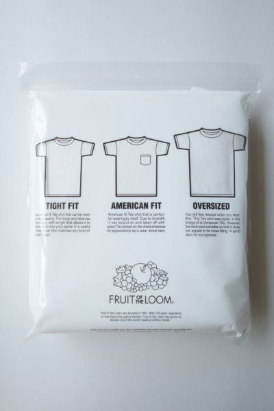 画像2: FRUIT OF THE LOOM        × 金子恵治 Personal Fit 3P PACK T 2024・XL/white