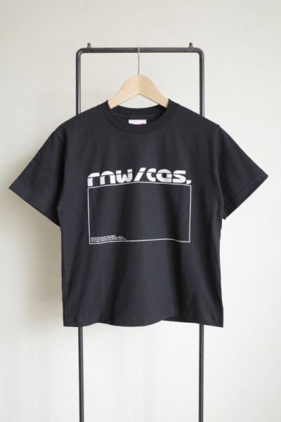 画像1: renewces       "short length T-sh"・BLACK