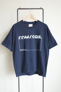 renewces       "a slightly different box silhouette T-sh"・renewces NAVY