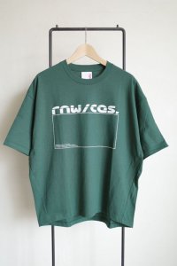 renewces       "a slightly different box silhouette T-sh"・renewces GREEN