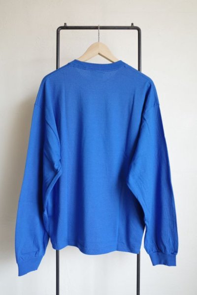 画像2: renewces       "a slightly different box silhouette long sleeve T-sh"・renewces BLUE