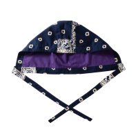 NEXUSVII.       BANDANA HOOD HEAD-WRAP・NAVY