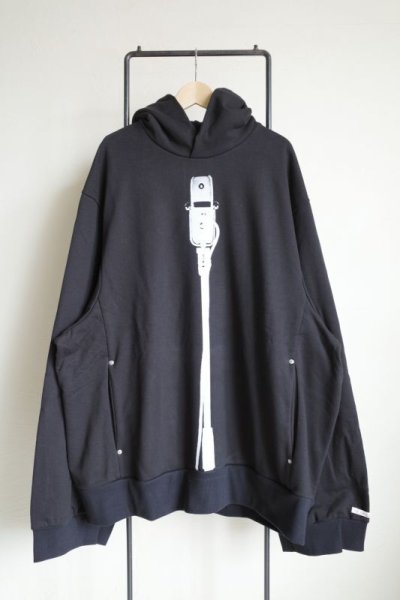 画像1: TSTS       COMEDY MICROPHONE HOODIE・BLACK