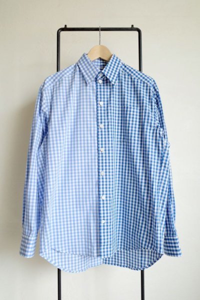 画像1: TSTS       2 GINGHAM SHIRT・BLUE AND SAXE BLUE