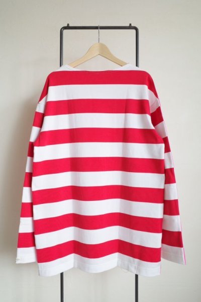 画像2: TSTS       G.F.G.S. DOUBLE SIDED STRIPED SHIRT 2・PINK.PINK.RED AND WHITE