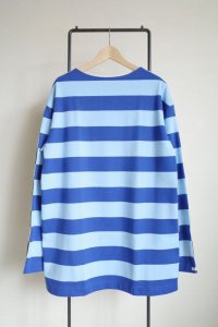 TSTS       G.F.G.S. DOUBLE SIDED STRIPED SHIRT 2・SAXE.BLUE.BLACK AND WHITE