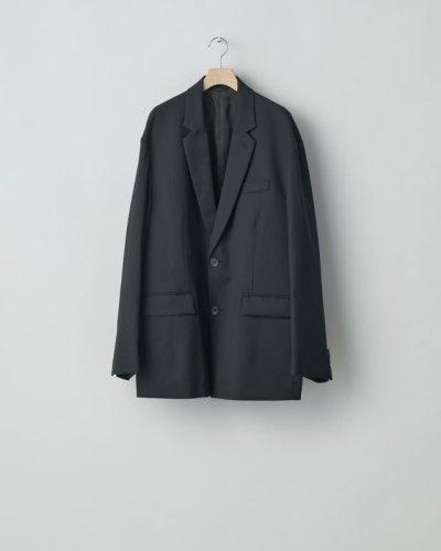 画像1: ssstein         OVERSIZED SINGLE BREASTED JACKET・BLACK