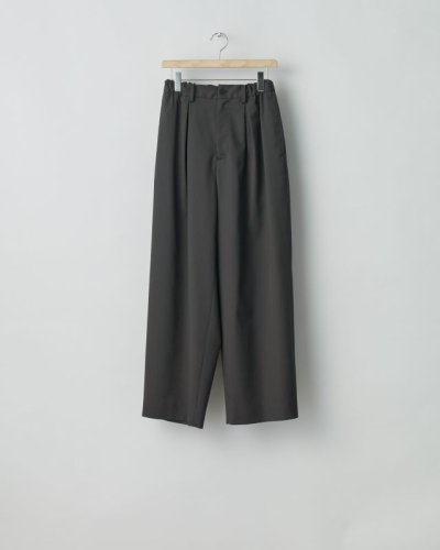 画像1: ssstein       WIDE EASY TROUSERS・GREY KHAKI