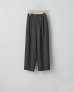 画像1: ssstein       WIDE EASY TROUSERS・GREY KHAKI (1)