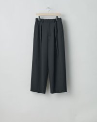 ssstein       WIDE EASY TROUSERS・BLACK