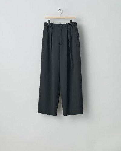 画像1: ssstein       WIDE EASY TROUSERS・BLACK