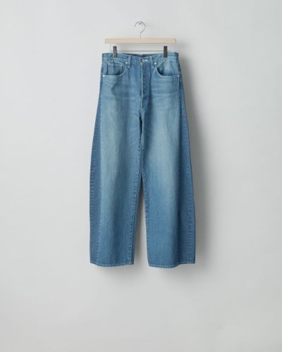 画像1: ssstein         DEFORMATION WIDE DENIM JEANS・INDIGO