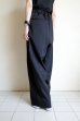 画像6: ssstein       OVERTUCKED EXTRA WIDE TROUSERS・BLACK