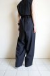 画像10: ssstein       OVERTUCKED EXTRA WIDE TROUSERS・BLACK