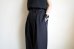 画像12: ssstein       WIDE EASY TROUSERS・BLACK