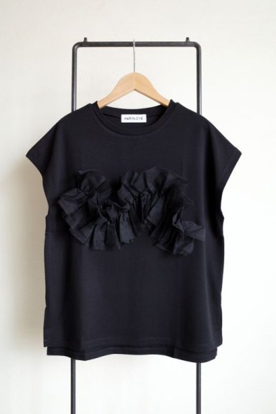 画像1: HeRIN.CYE       Attachment tops・BLACK