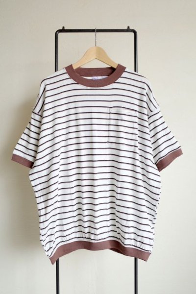 画像1: RELAX FIT       リラックスフィット ”MILLER× RF PANEL RIB BORDER S/S”パネルリブボーダーTシャツ