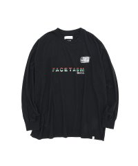 FACETASM      HANDYCAM LONG SLEEVE TEE・black