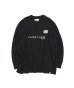 画像1: FACETASM      HANDYCAM LONG SLEEVE TEE・black (1)