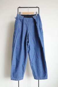 RELAX FIT       リラックスフィット ”NPID Denim Beachslacks”リラックスデニムパンツ・ストーンウォッシュブルー