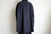 画像9: Blanc YM       Wool Gabardine Wide Shirt・black