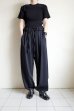 画像13: Blanc YM       Wool Gabardine Adjustment Pants・black