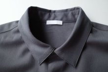 他の写真1: Blanc YM       Wool Gabardine Wide Shirt・comet gray