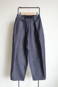 RELAX FIT       リラックスフィット ”NPID Denim Beachslacks”リラックスデニムパンツ・ワンウォッシュブルー