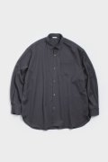 Blanc YM      30%OFF Wool Gabardine Wide Shirt・comet gray