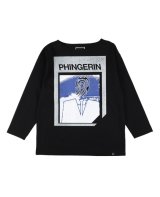 PHINGERIN       フィンガリン AGENT.P BOAT-NECK L/S TEE・BLACK