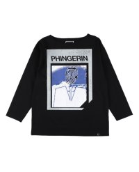 PHINGERIN       フィンガリン AGENT.P BOAT-NECK L/S TEE・BLACK