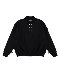 PHINGERIN       フィンガリン  DOUBLE HENLEY SWEATSHIRT・BLACK