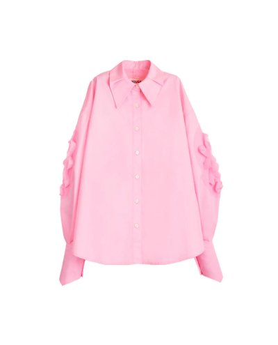 画像1: HOUGA       grass blouse・PINK