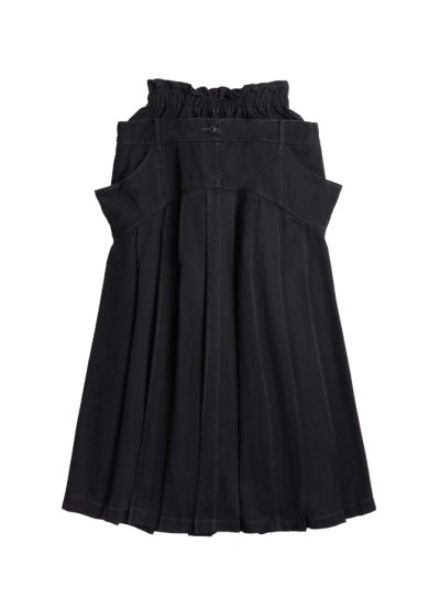 画像1: HOUGA       look-forward skirt・BLACK