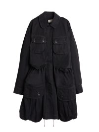 HOUGA       look-forward coat・BLACK