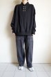 画像12: PHINGERIN       フィンガリン  DOUBLE HENLEY SWEATSHIRT・BLACK