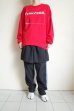 画像10: renewces      "a slightly different box silhouette long sleeve T-sh"・renewces RED