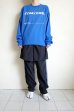 画像10: renewces       "a slightly different box silhouette long sleeve T-sh"・renewces BLUE