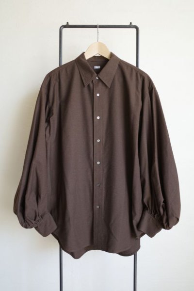 画像1: AXIS       Volume Sleeve Shirts・CLAY