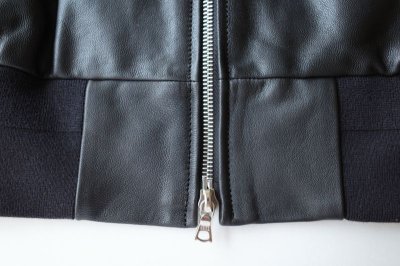 画像2: ssstein         LEATHER ZIP SHORT JACKET・BLACK