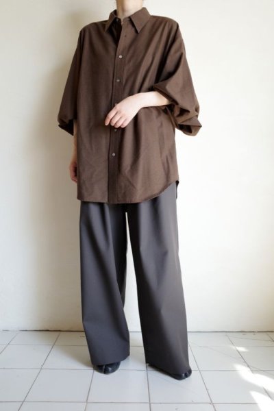 画像16: AXIS       30%OFF Volume Sleeve Shirts・CLAY