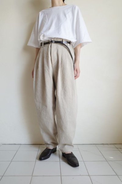 画像16: AXIS      30%OFF  3 Tucks Tapered Pants・NATURAL