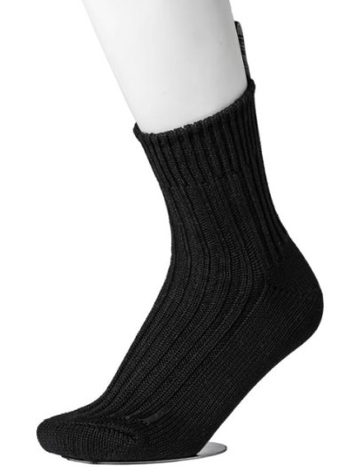 画像2: TAKAHIROMIYASHITATheSoloist.       heavyweight ribbed low socks.・black