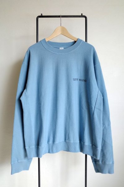 画像1: Fujimoto       Overdyed Sweat Shirt "in a haze"