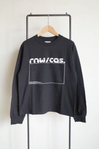 renewces       "short length long sleeveT-sh"・renewces BLACK