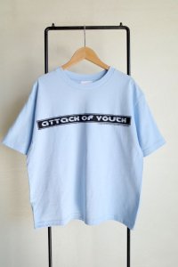 renewces       "The type2 T-sh"・attack of youth sky blue×black