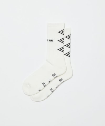 画像1: BAL       UMBRO JACQUARD SOCKS・white