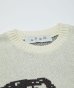 画像3: BAL         JACQUARD COTTON CREWNECK SWEATER・white